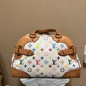 Auth Louis Vuitton Monogram Multicolor